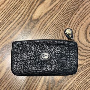Vintage Dooney & Bourke Black Clutch Wallet RARE